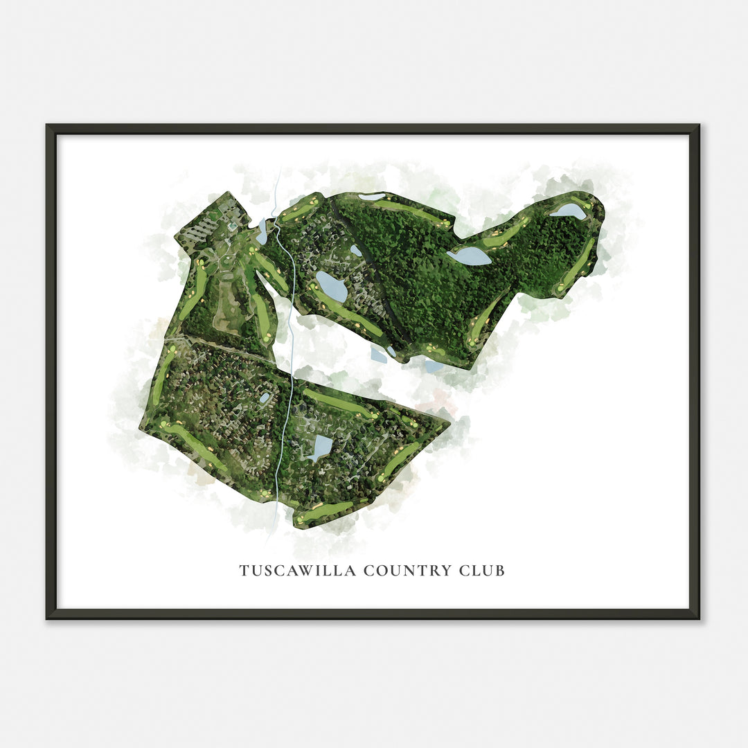 Print of Tuscawilla Country Club Classic Map