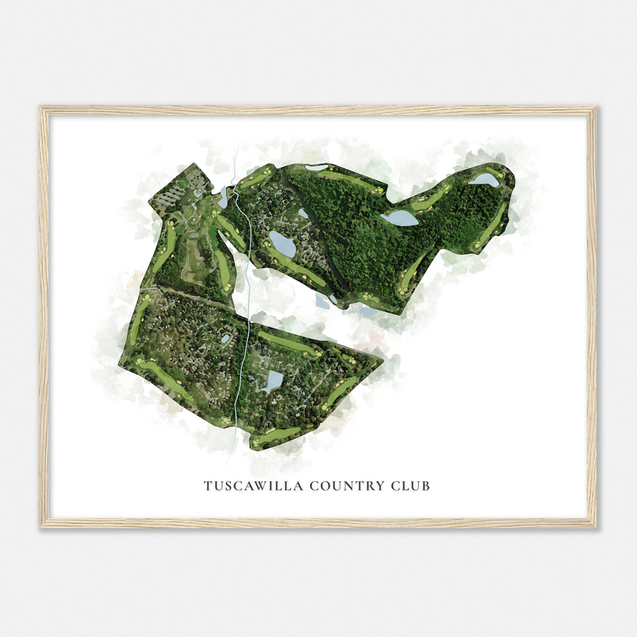 Print of Tuscawilla Country Club Classic Map