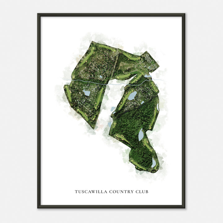 Print of Tuscawilla Country Club Classic Map