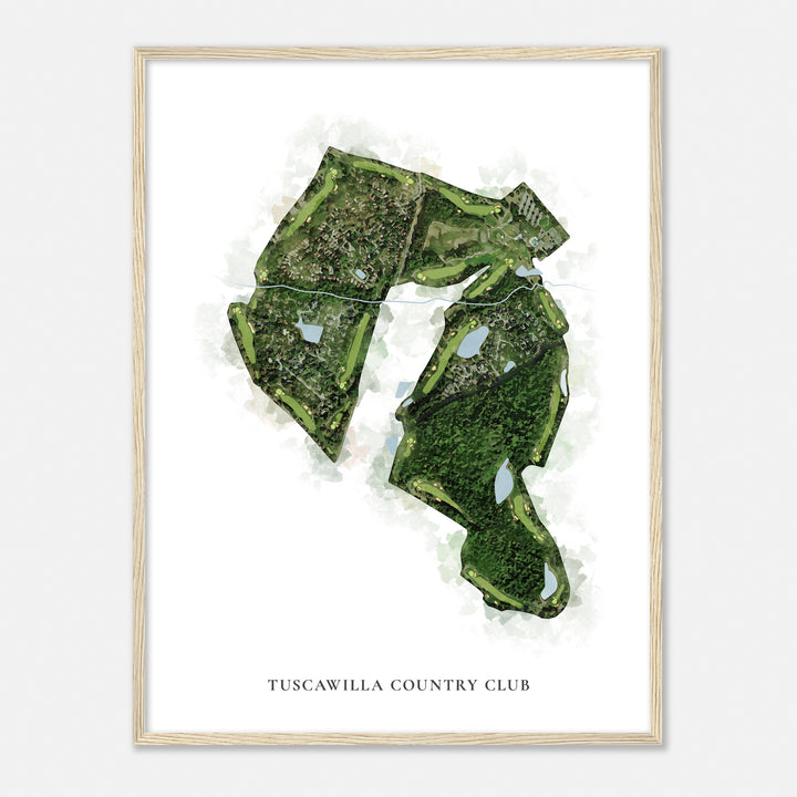 Print of Tuscawilla Country Club Classic Map