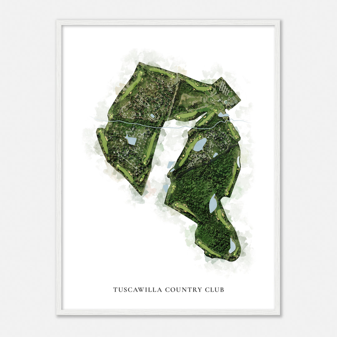 Print of Tuscawilla Country Club Classic Map