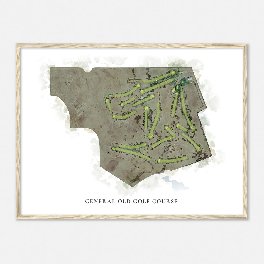 Print of General Old Golf Course Classic Map