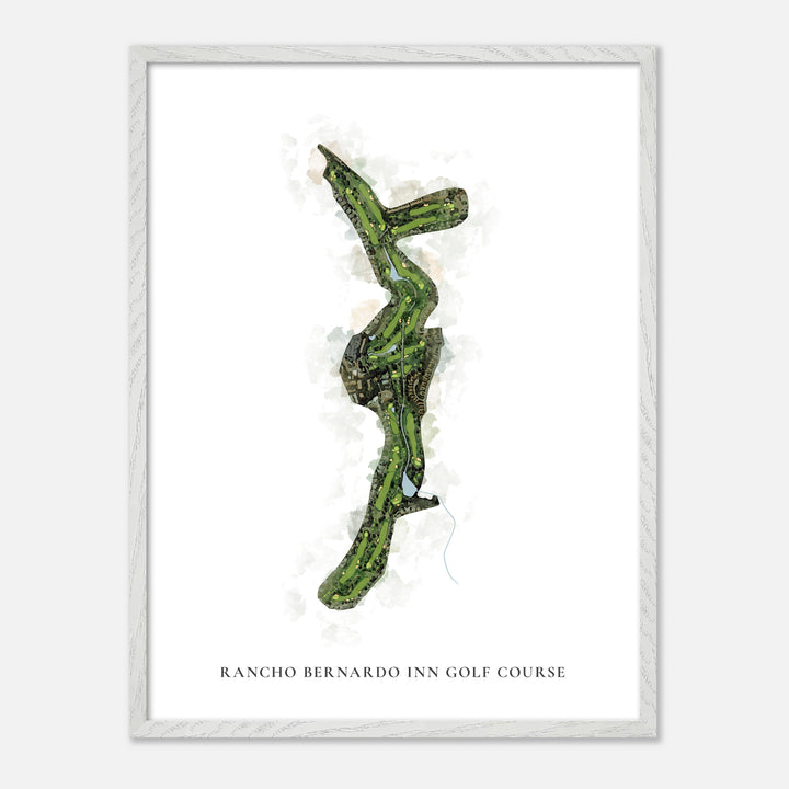 Print of Rancho Bernardo Inn Golf Course Classic Map
