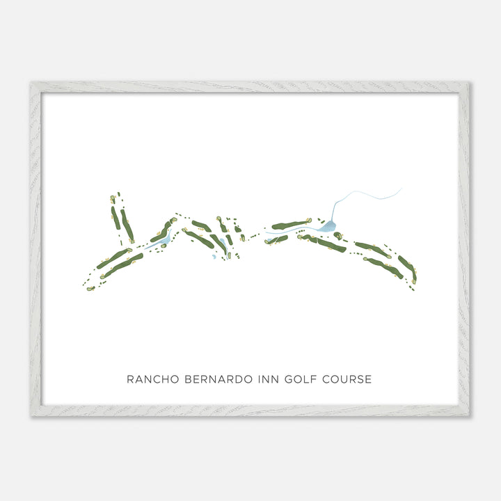 Print of Rancho Bernardo Inn Golf Course Modern Map