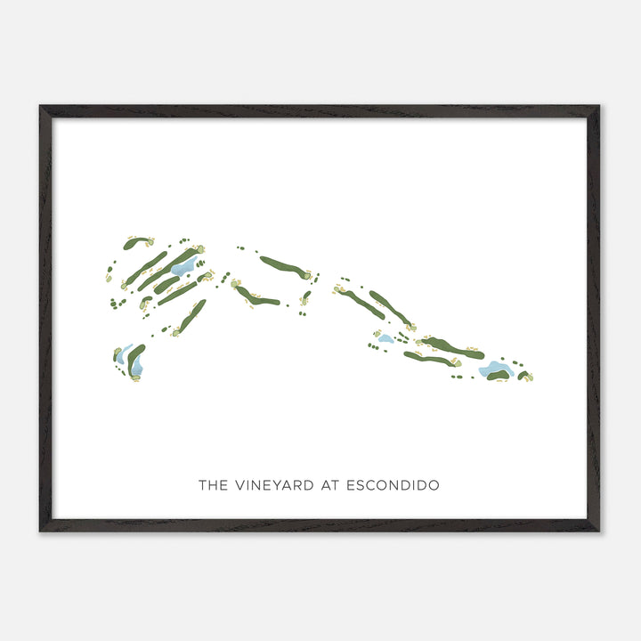 Print of The Vineyard At Escondido Modern Map