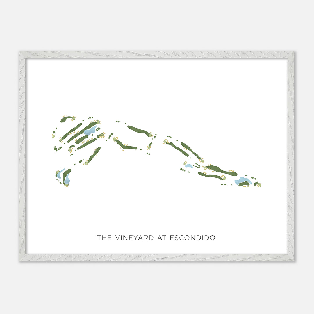 Print of The Vineyard At Escondido Modern Map