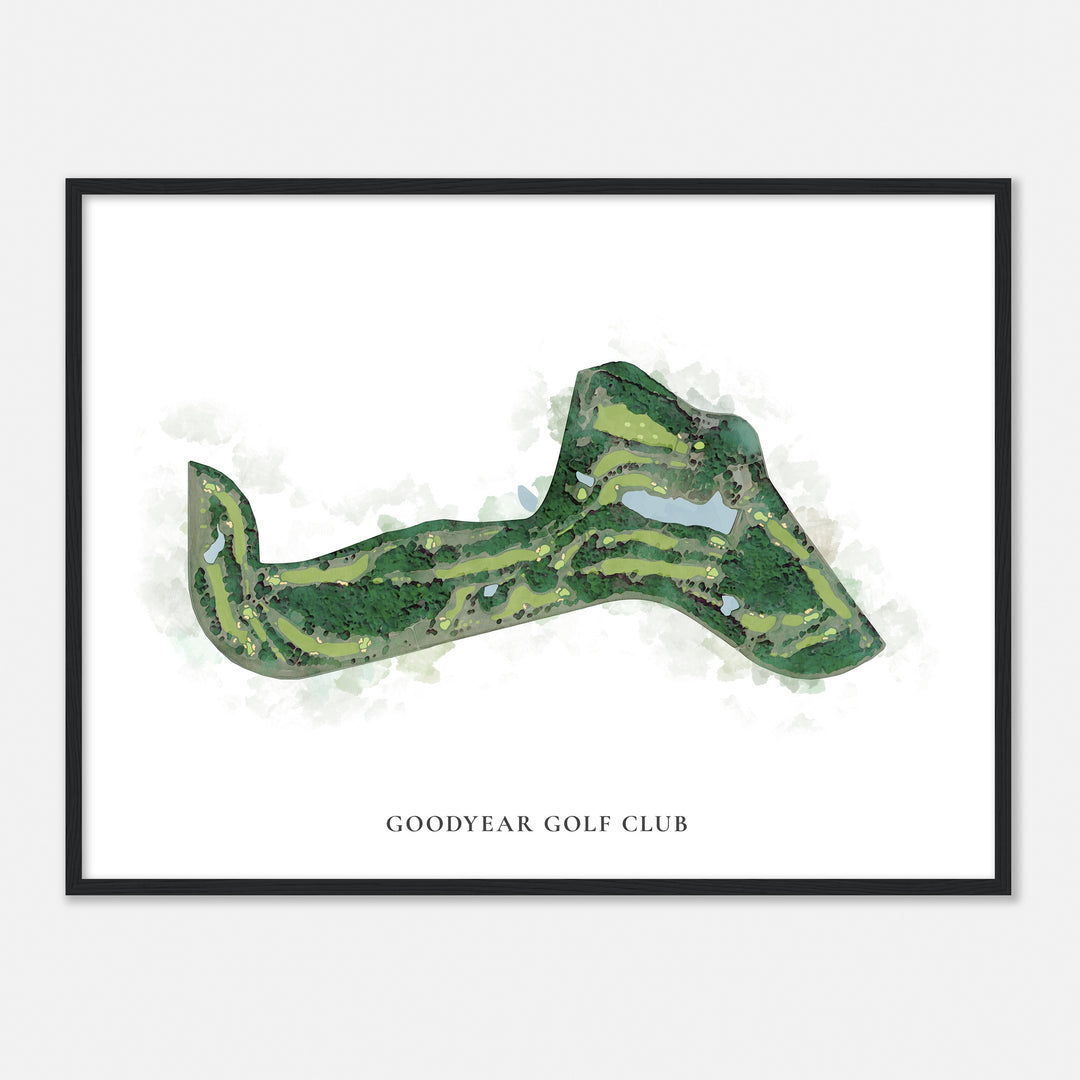 Print of Goodyear Golf Club Classic Map