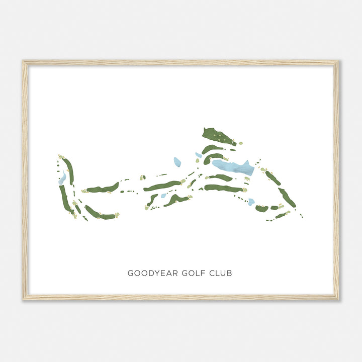 Print of Goodyear Golf Club Modern Map