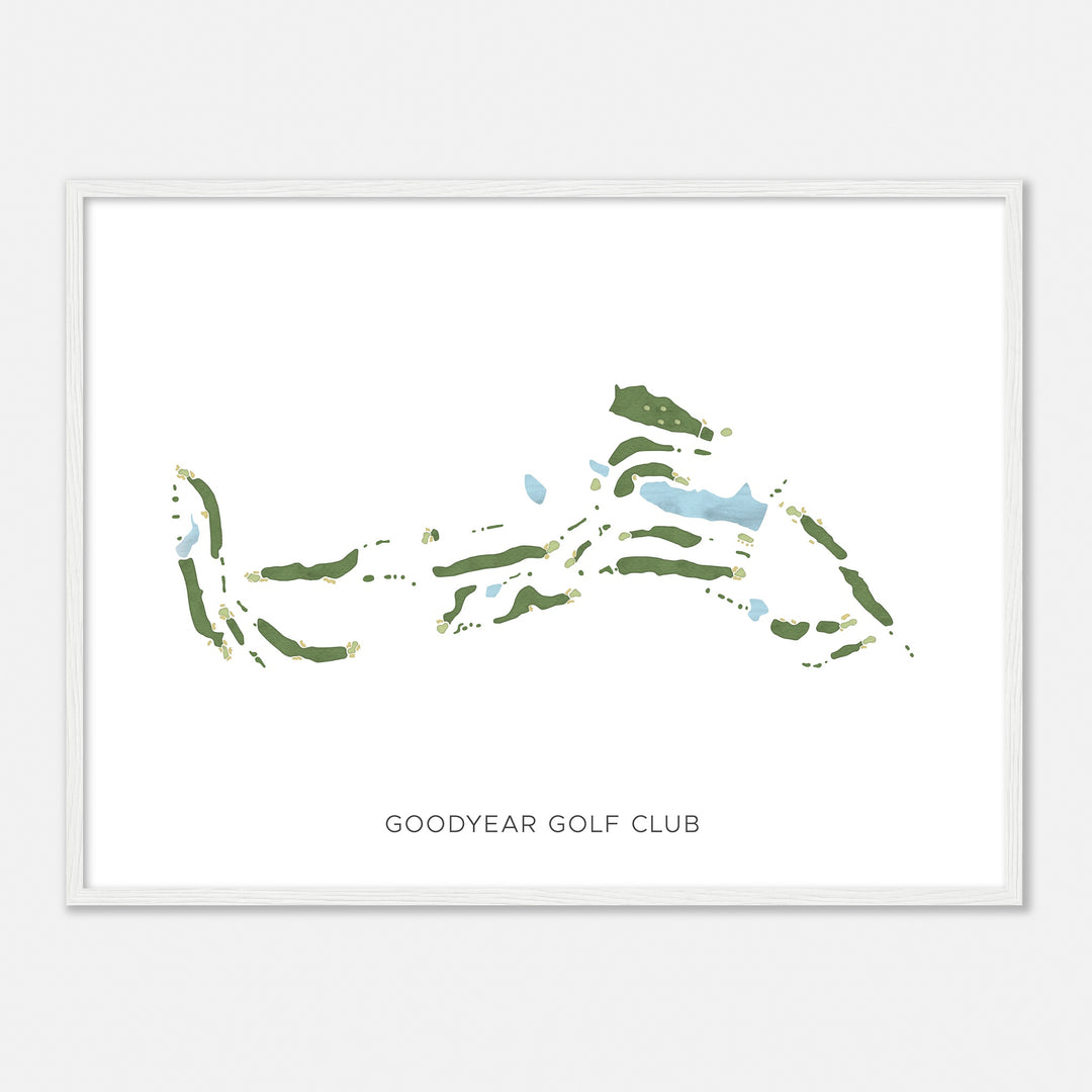 Print of Goodyear Golf Club Modern Map