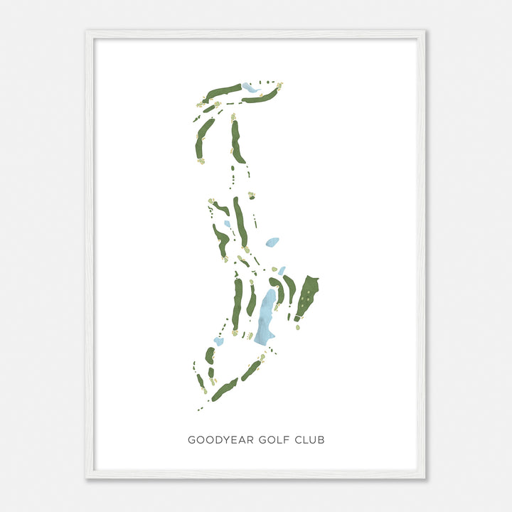 Print of Goodyear Golf Club Modern Map