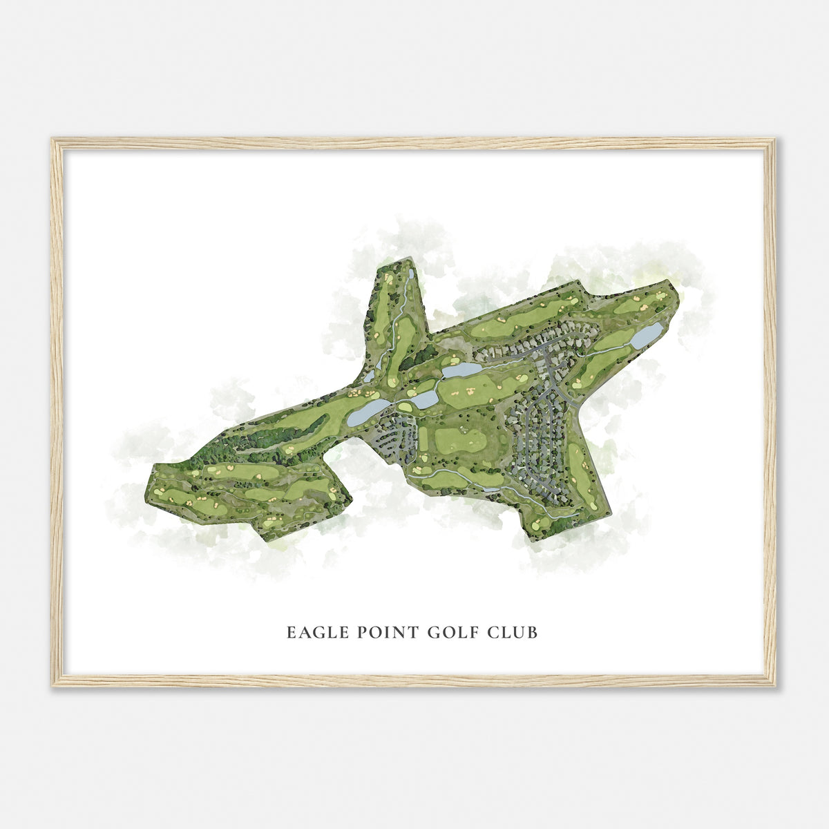 Print of Eagle Point Golf Club Classic Map