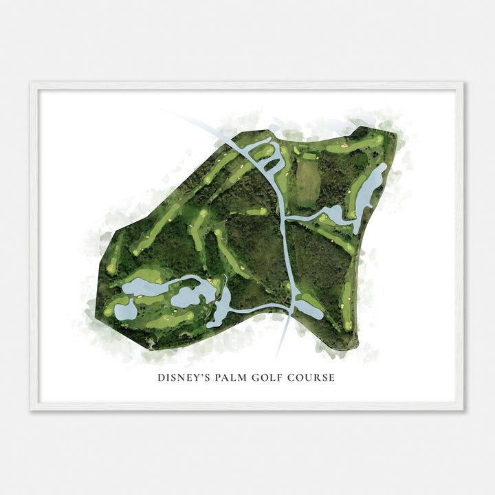 Print of Disney'S Palm Golf Course Classic Map