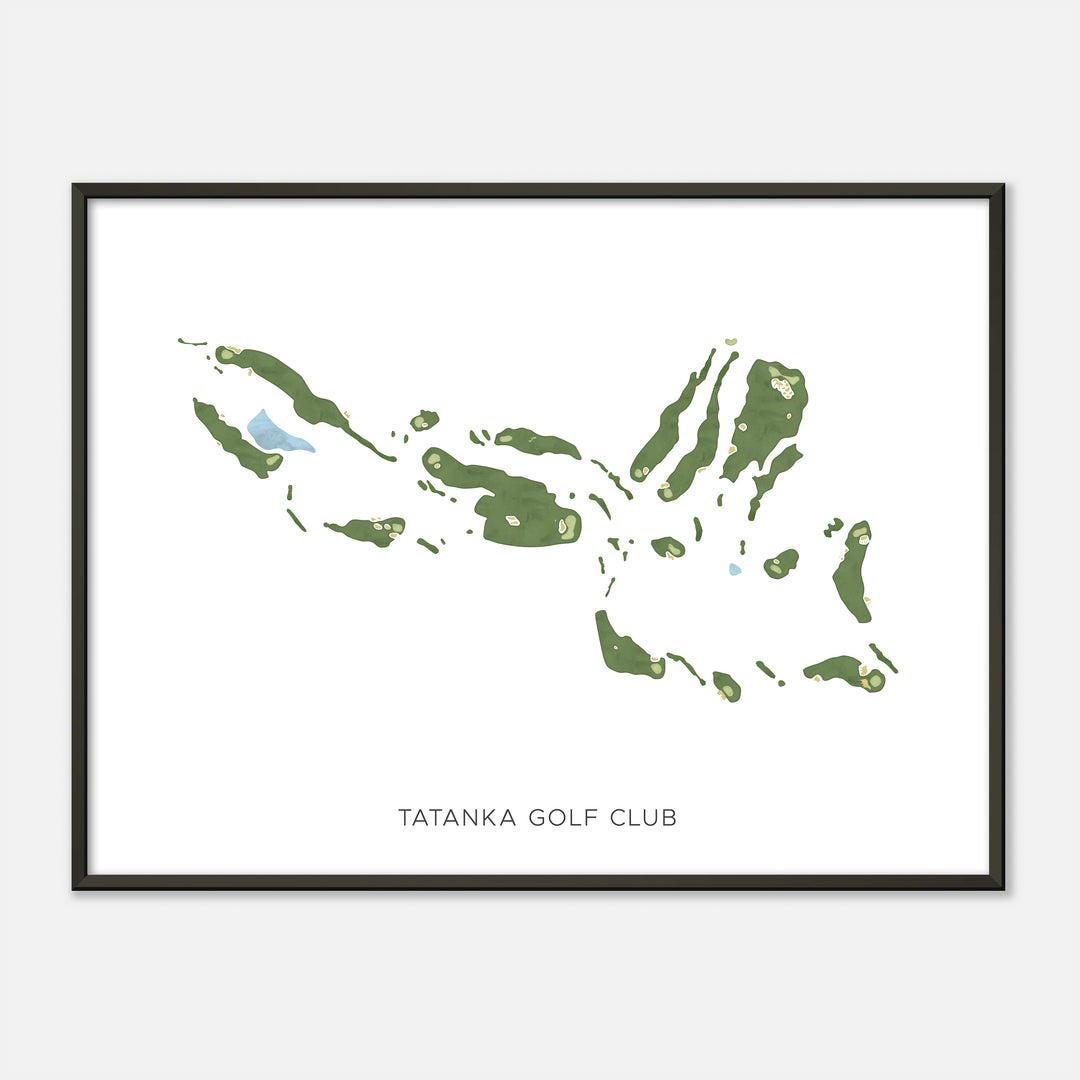 Print of Tatanka Golf Club Modern Map