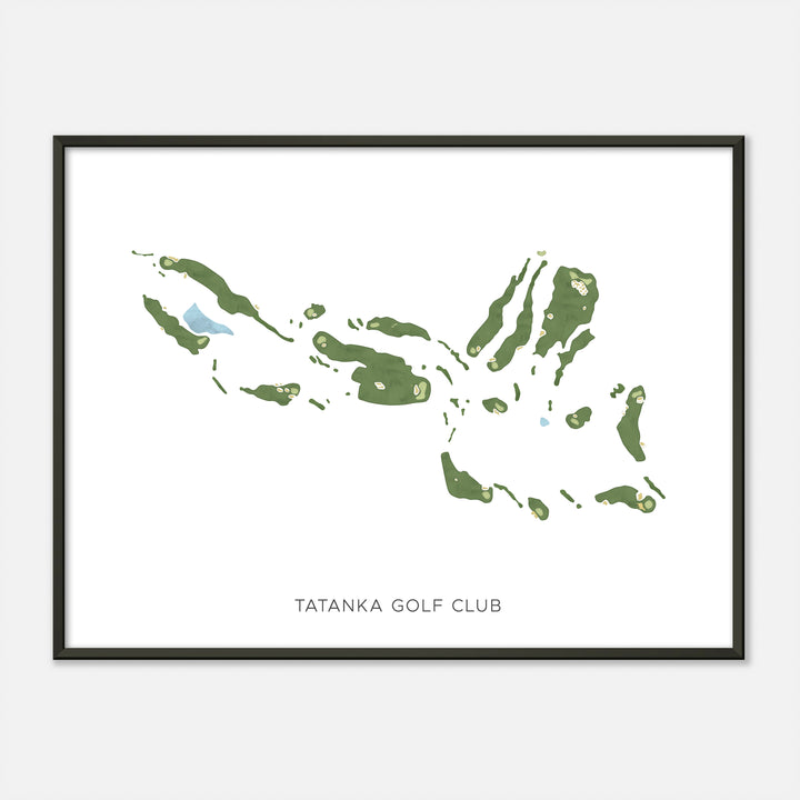 Print of Tatanka Golf Club Modern Map