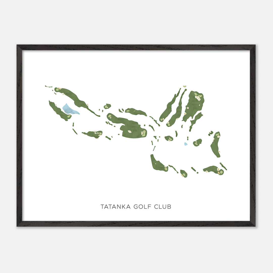 Print of Tatanka Golf Club Modern Map