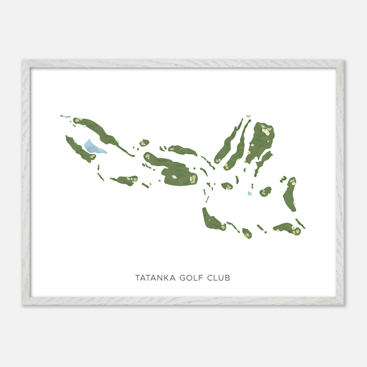 Print of Tatanka Golf Club Modern Map