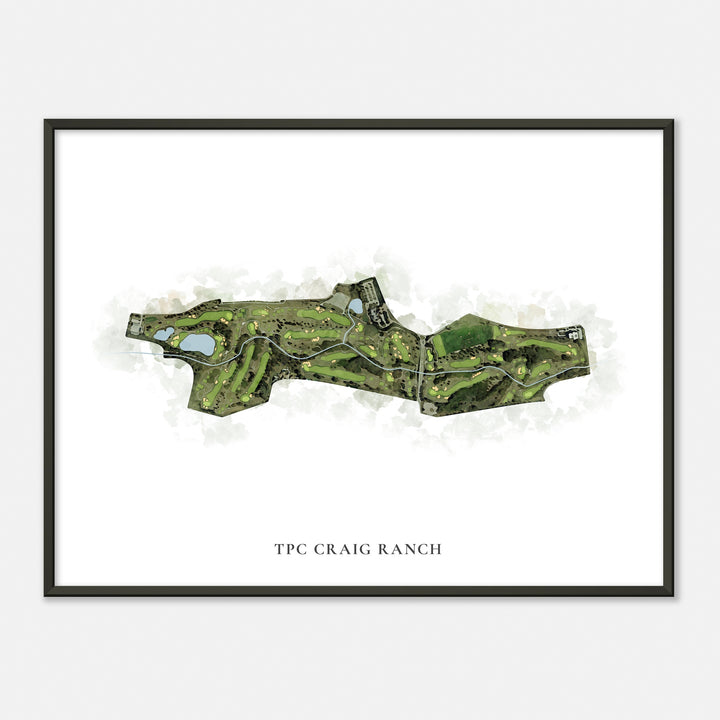 Print of Tpc Craig Ranch Classic Map
