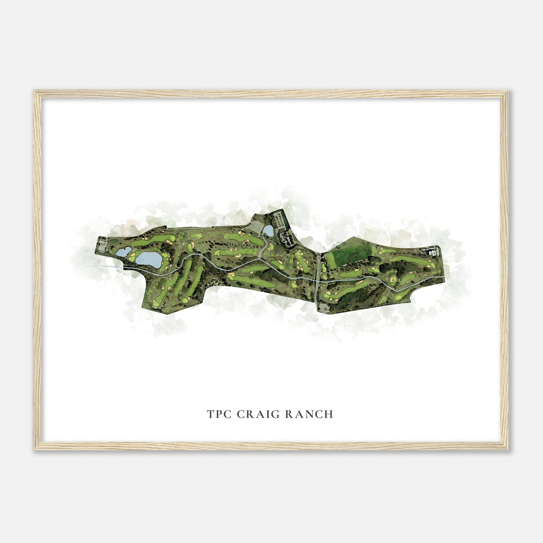 Print of Tpc Craig Ranch Classic Map