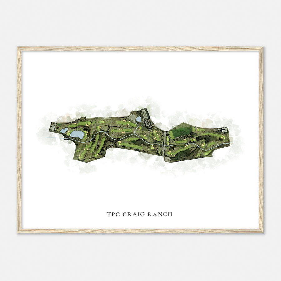 Print of Tpc Craig Ranch Classic Map