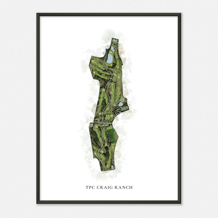 Print of Tpc Craig Ranch Classic Map