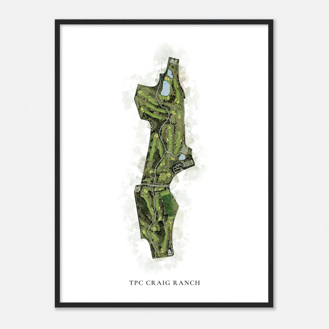 Print of Tpc Craig Ranch Classic Map
