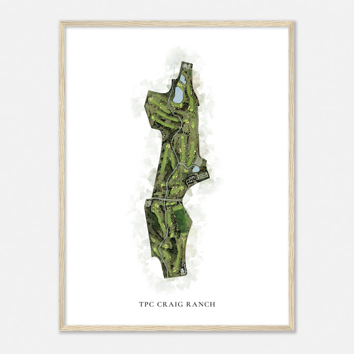 Print of Tpc Craig Ranch Classic Map