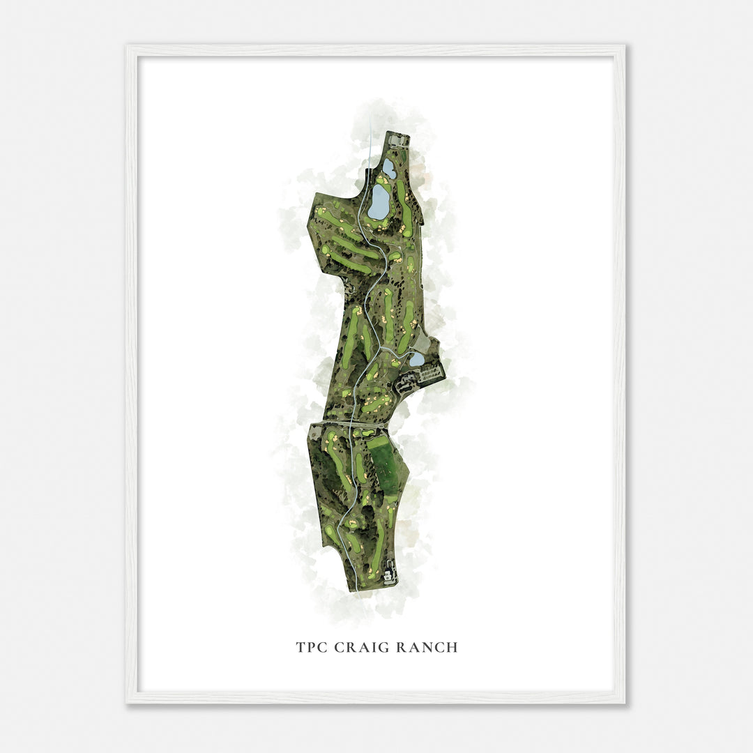 Print of Tpc Craig Ranch Classic Map
