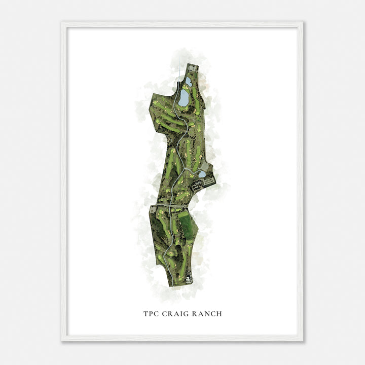 Print of Tpc Craig Ranch Classic Map