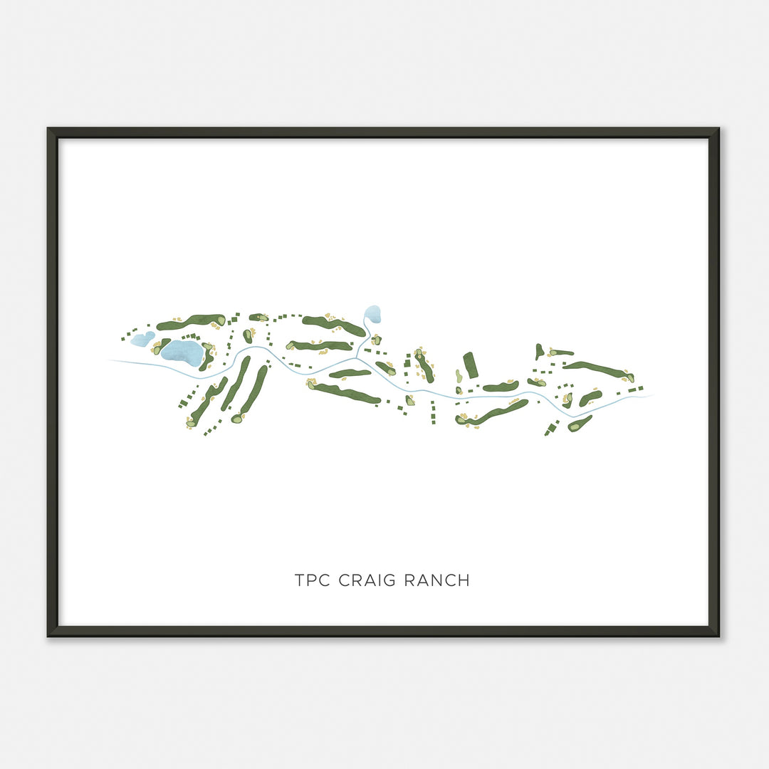 Print of Tpc Craig Ranch Modern Map