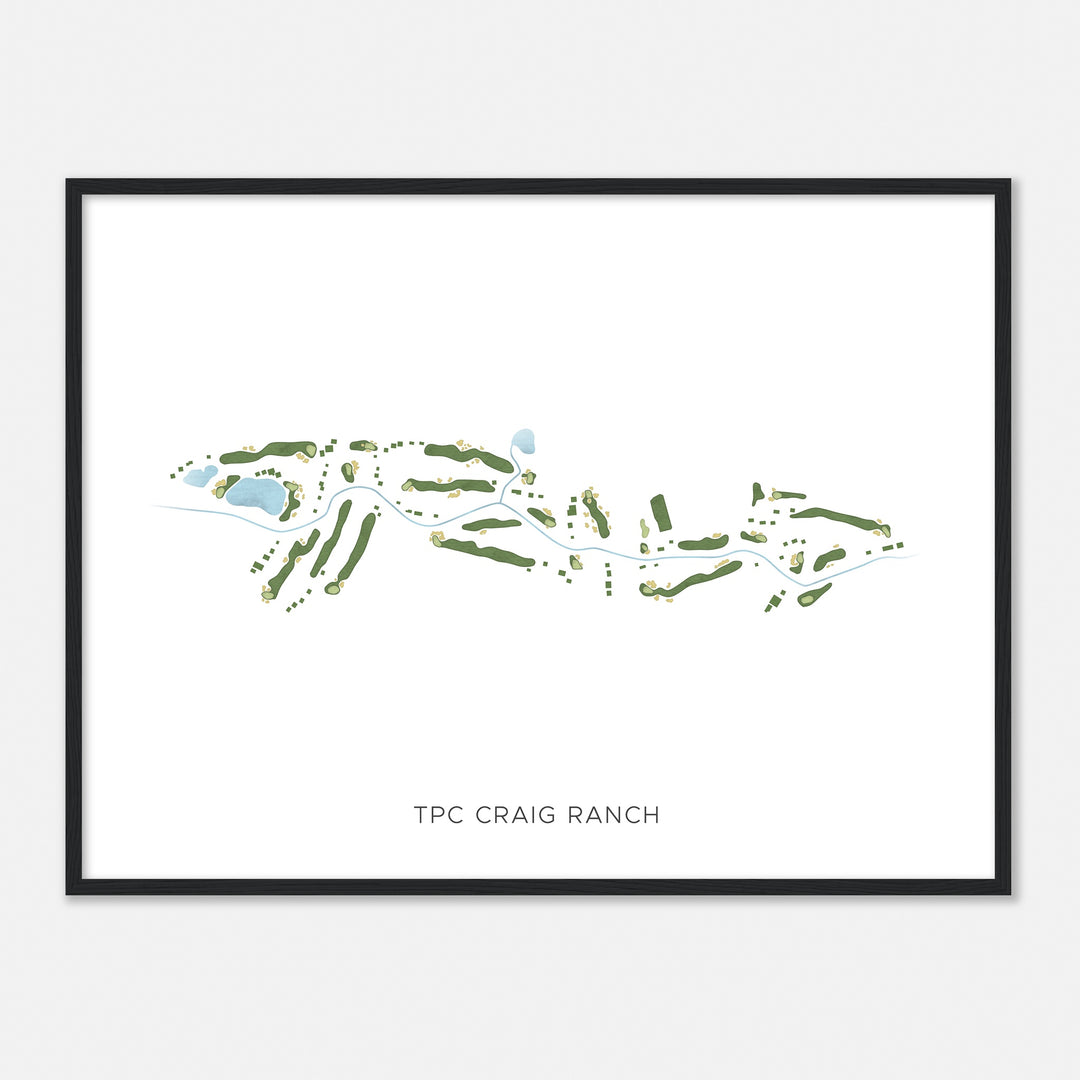 Print of Tpc Craig Ranch Modern Map