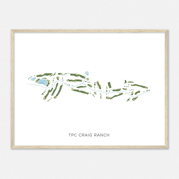 Print of Tpc Craig Ranch Modern Map