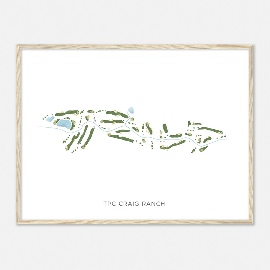 Print of Tpc Craig Ranch Modern Map