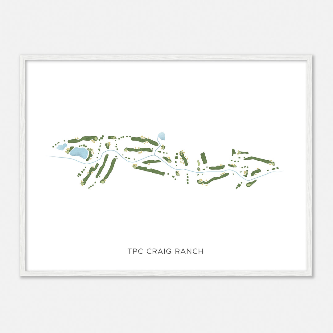 Print of Tpc Craig Ranch Modern Map