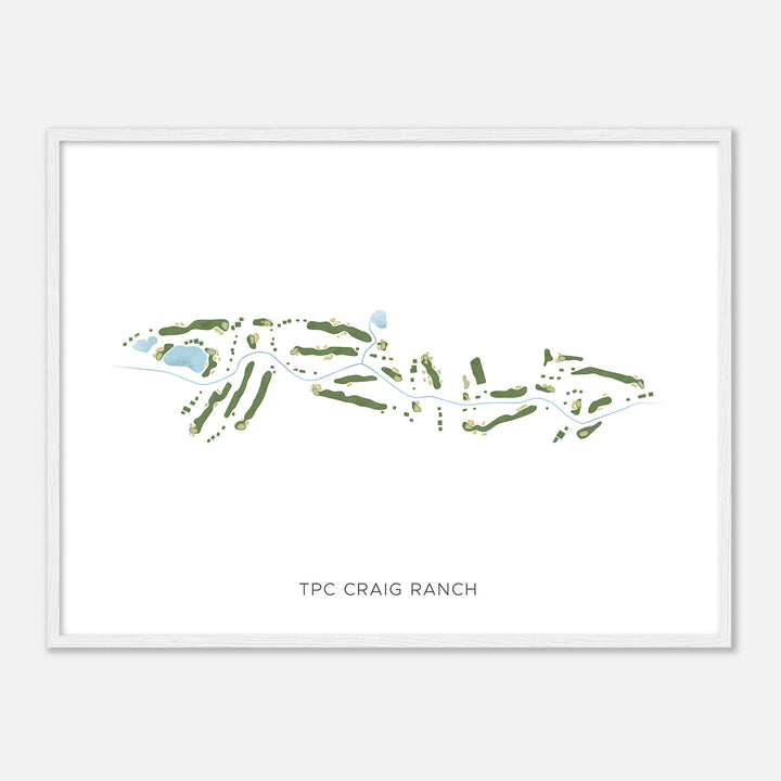 Print of Tpc Craig Ranch Modern Map