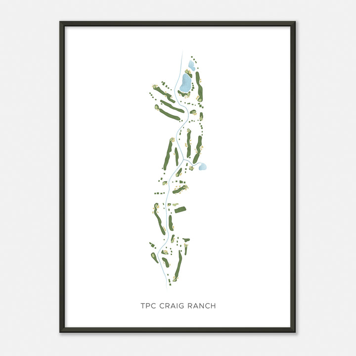 Print of Tpc Craig Ranch Modern Map