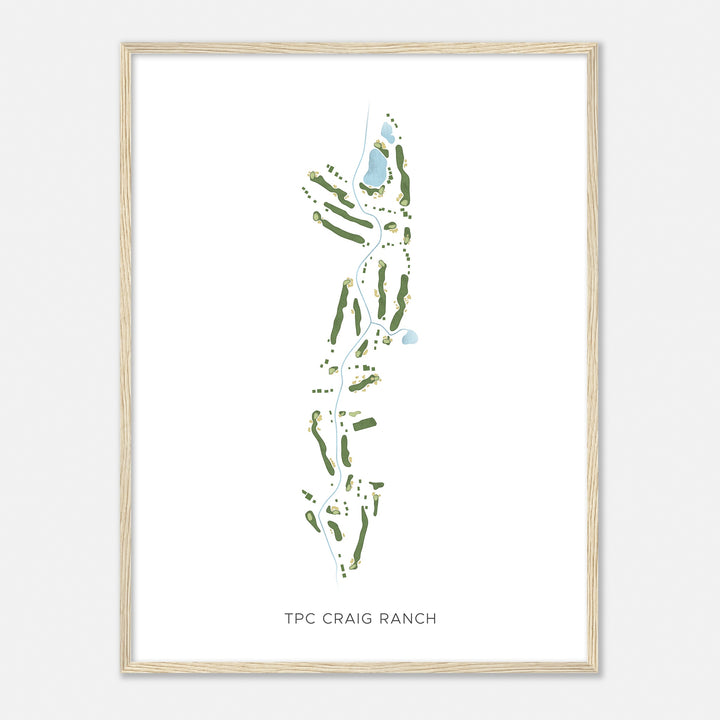 Print of Tpc Craig Ranch Modern Map