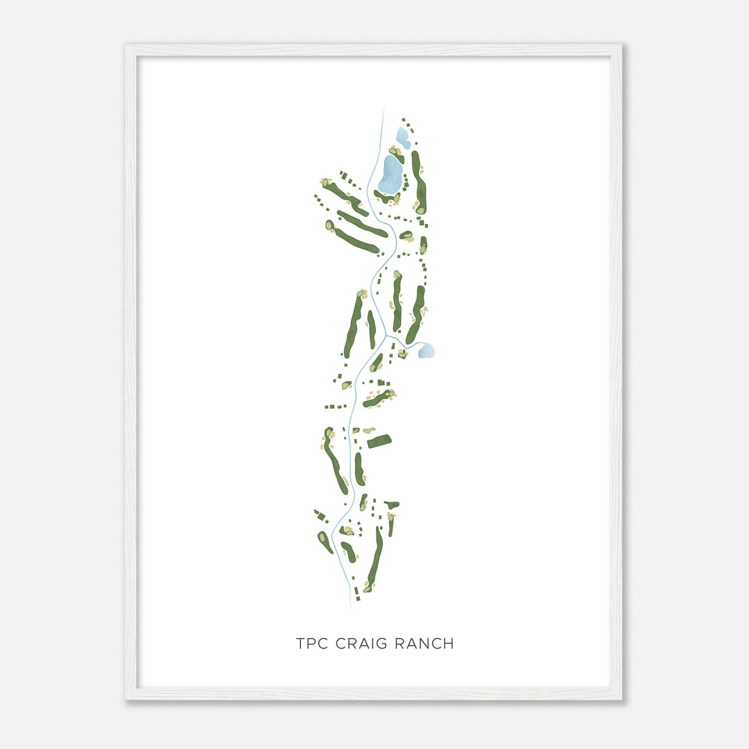 Print of Tpc Craig Ranch Modern Map
