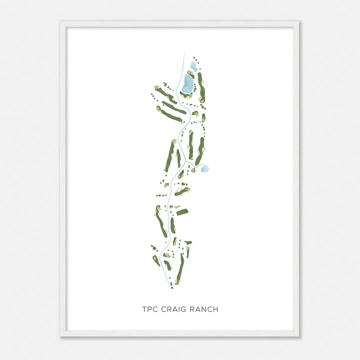 Print of Tpc Craig Ranch Modern Map