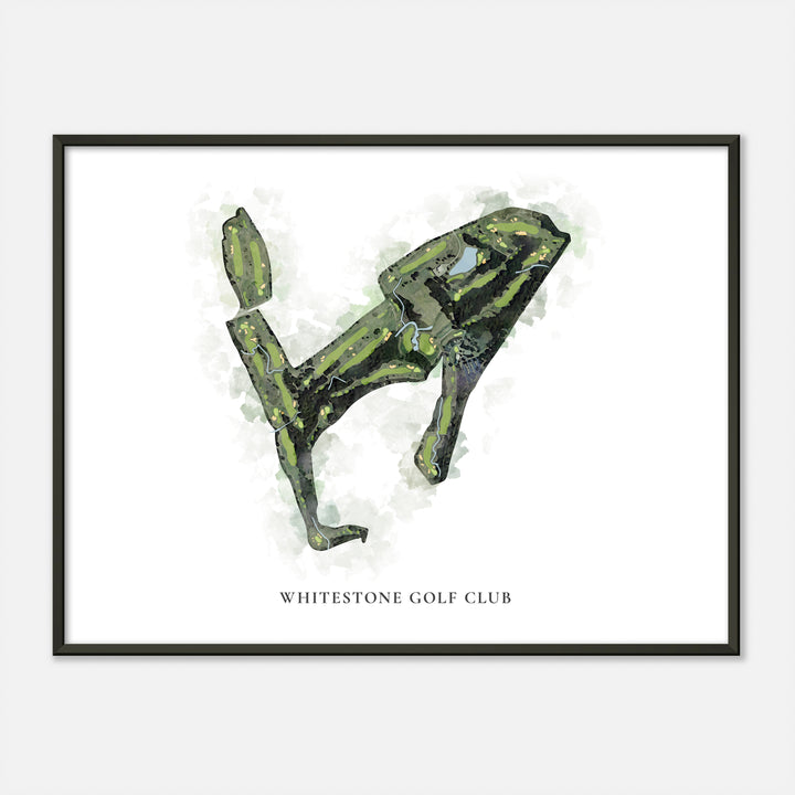 Print of Whitestone Golf Club Classic Map