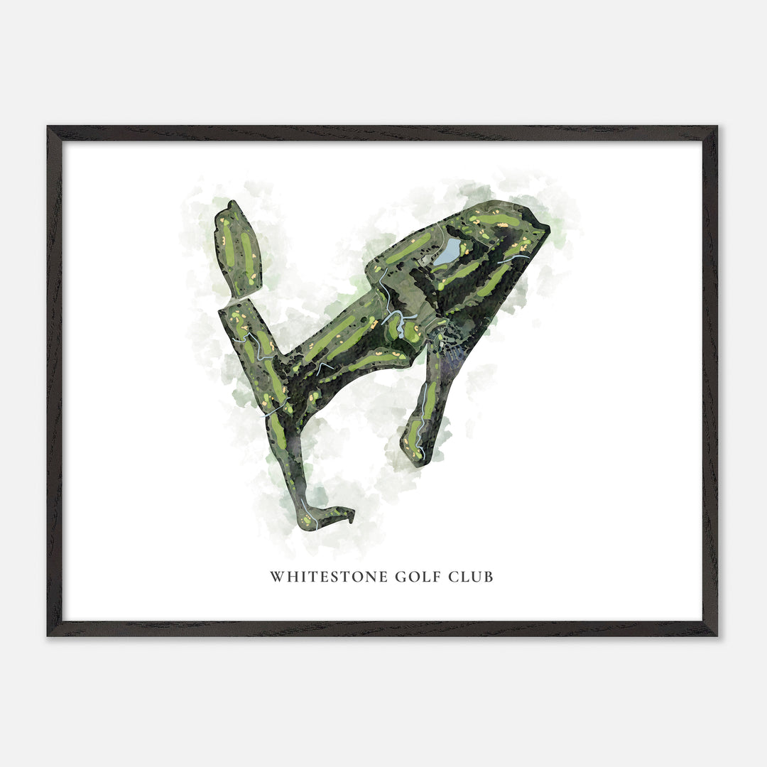 Print of Whitestone Golf Club Classic Map