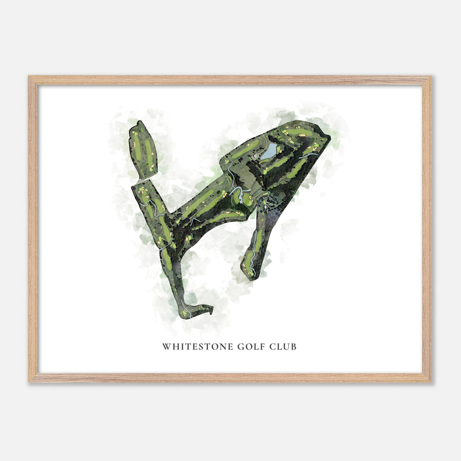 Print of Whitestone Golf Club Classic Map