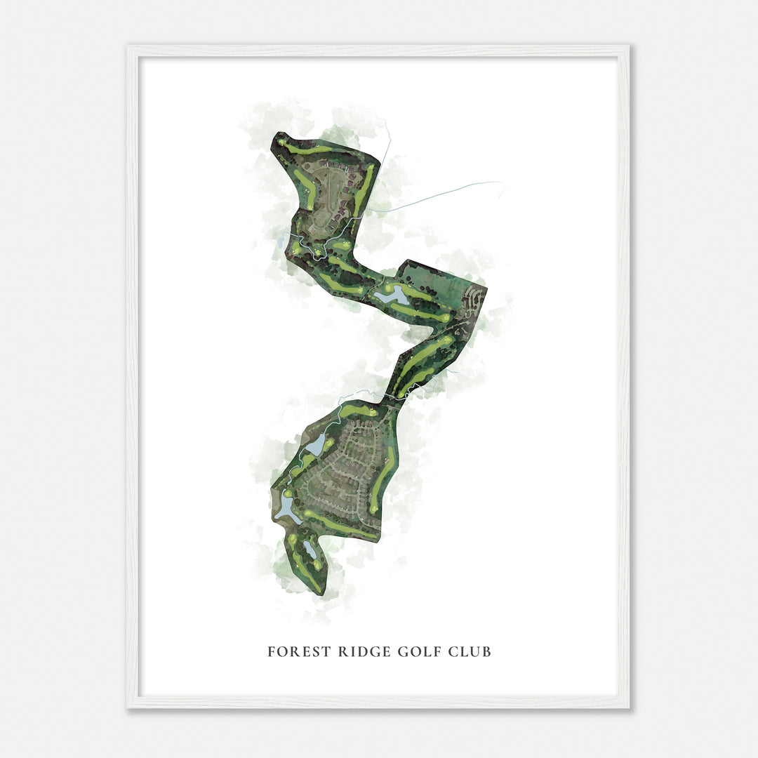 Print of Forest Ridge Golf Club Classic Map