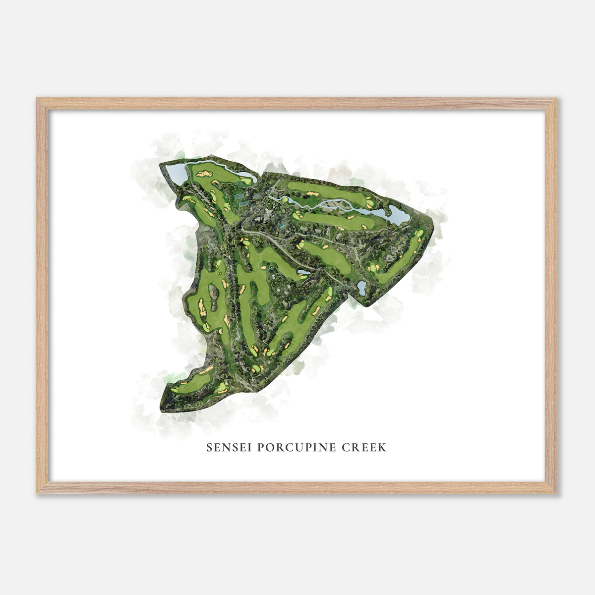 Print of Sensei Porcupine Creek Classic Map