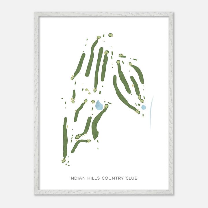 Print of Indian Hills Country Club Modern Map