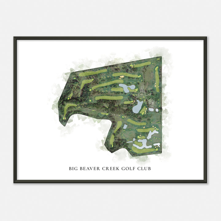 Print of Big Beaver Creek Golf Club Classic Map