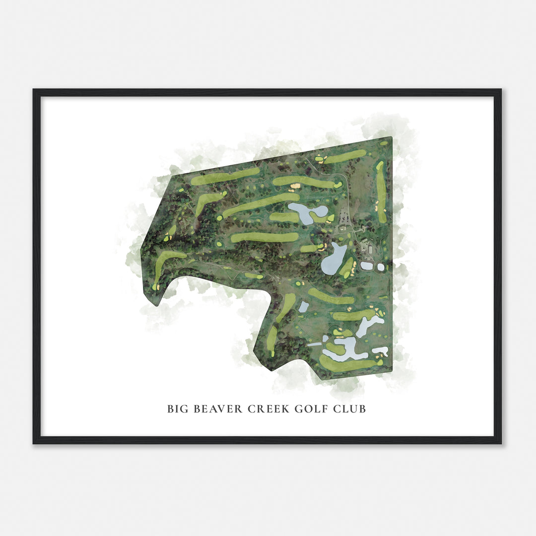 Print of Big Beaver Creek Golf Club Classic Map