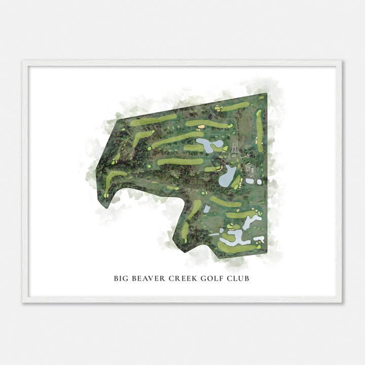 Print of Big Beaver Creek Golf Club Classic Map