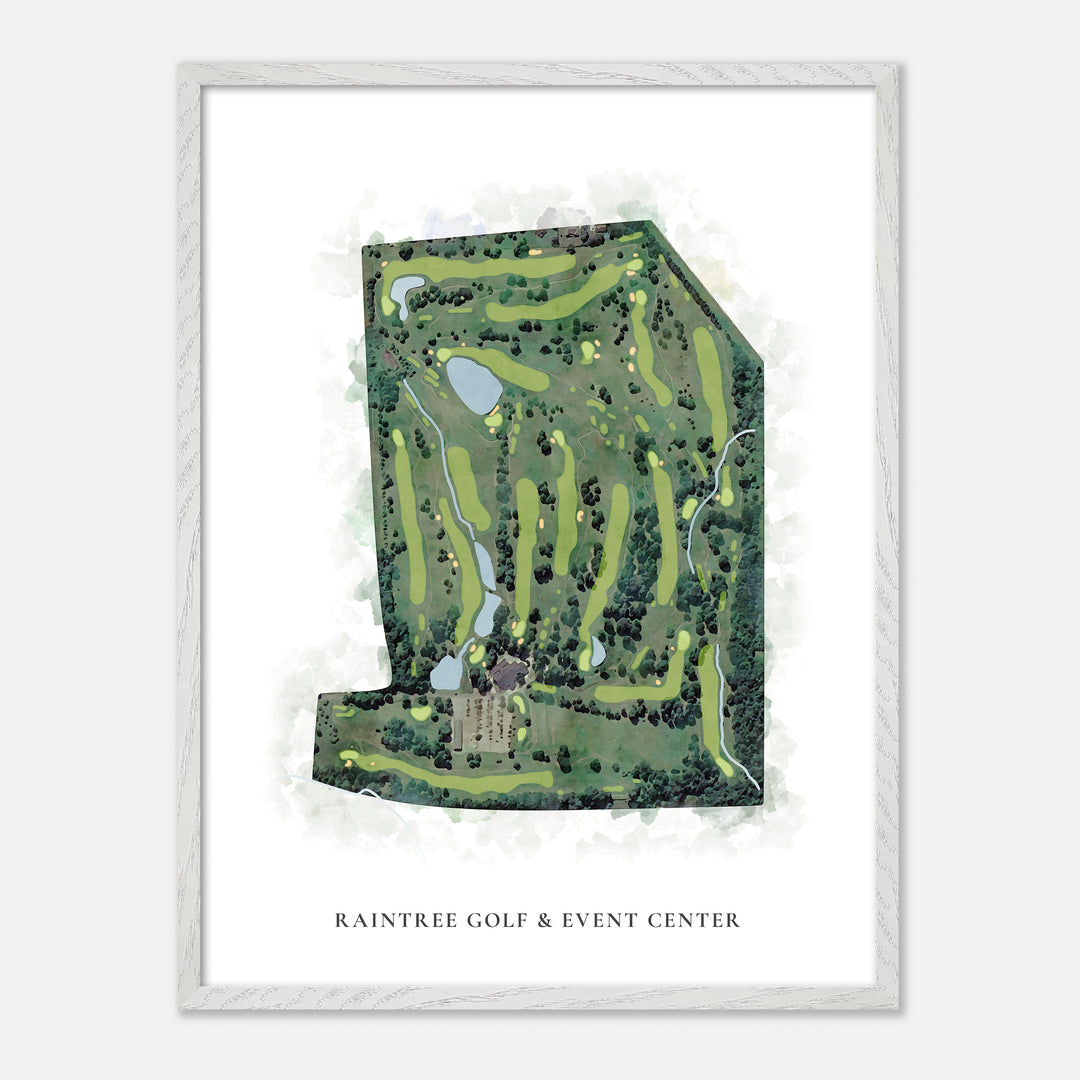 Print of Raintree Golf &amp; Event Center Classic Map