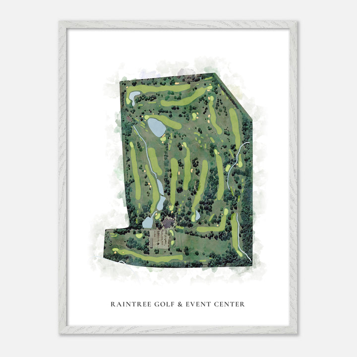 Print of Raintree Golf &amp; Event Center Classic Map