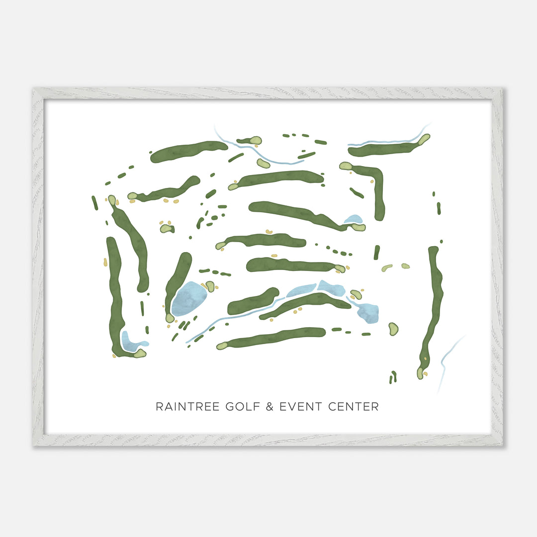 Print of Raintree Golf &amp; Event Center Modern Map